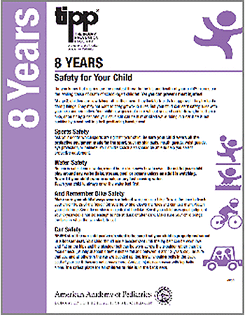 Safety for Your Child: 8 Years 
