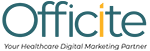 Logo featuring a stylized figure and text, with a combination of teal and orange colors.
